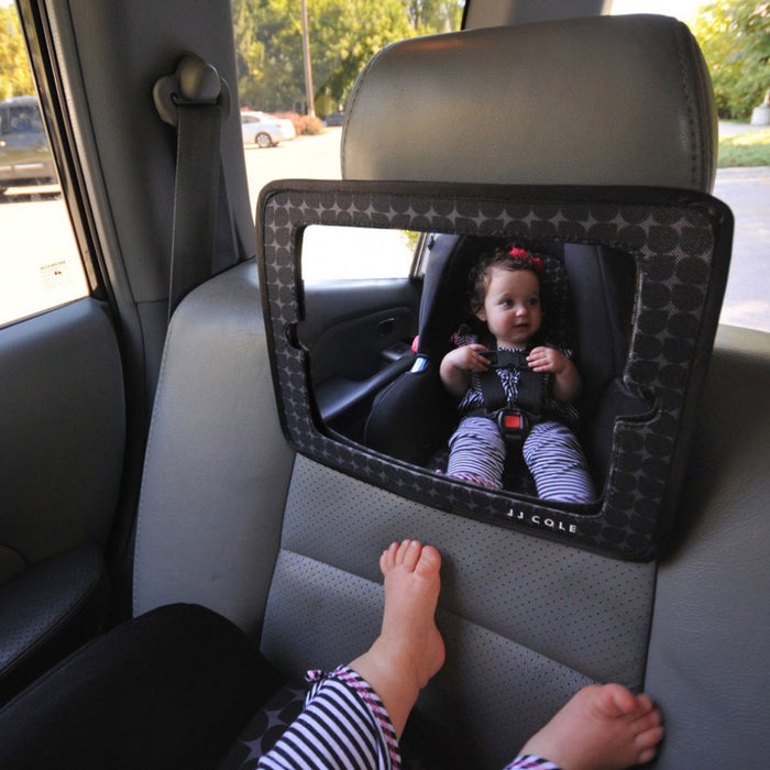Tomy 2 n 1 Mirror and Tablet Holder - Grey Heather