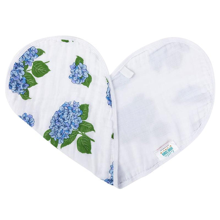 Little Hometown Hydrangeas Burp Cloth + Bib
