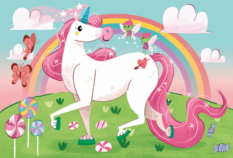 Creative Toy Co 3-pack I Believe in Unicorns Puzzles