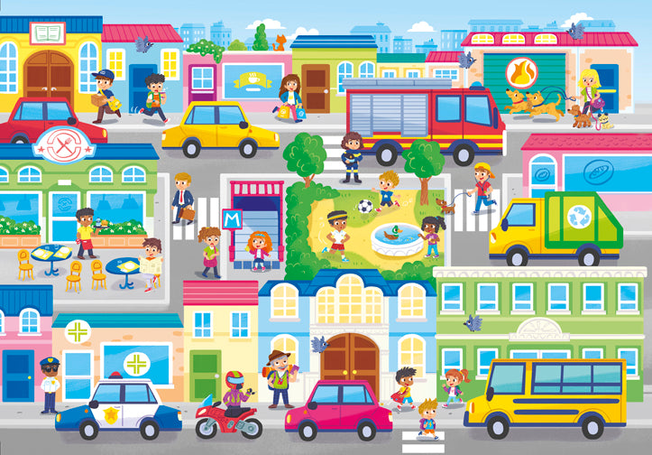 Creative Toy Co In the City Supercolor Puzzle