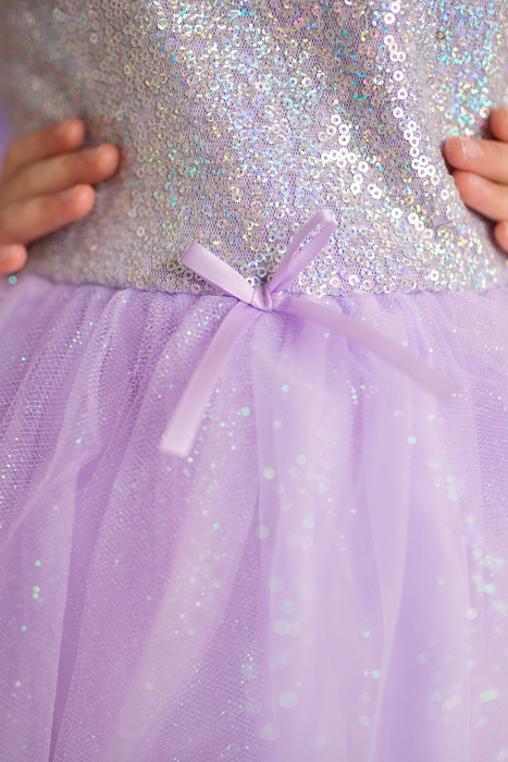 Creative Education Sequins Princess Dress | Lilac (Size 5-6)