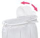 Badger Basket White Long Skirt Wishes Oval Bassinet
