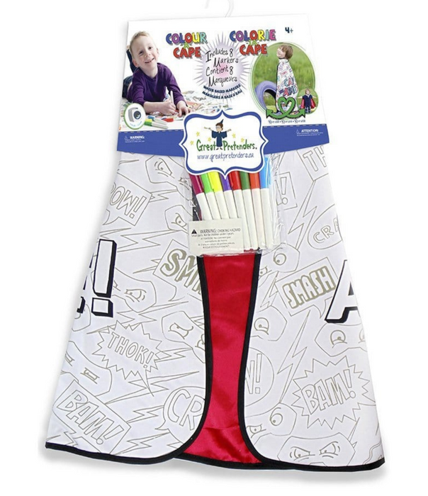 Creative Education Colour-A-Cape Superhero (Size 4-7)