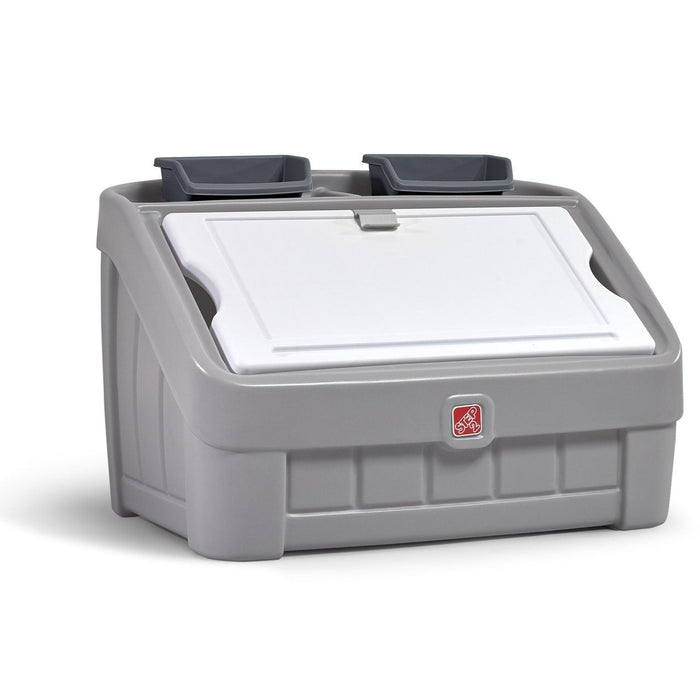 Step2 2-n-1 Toy Box & Art Lid - Gray