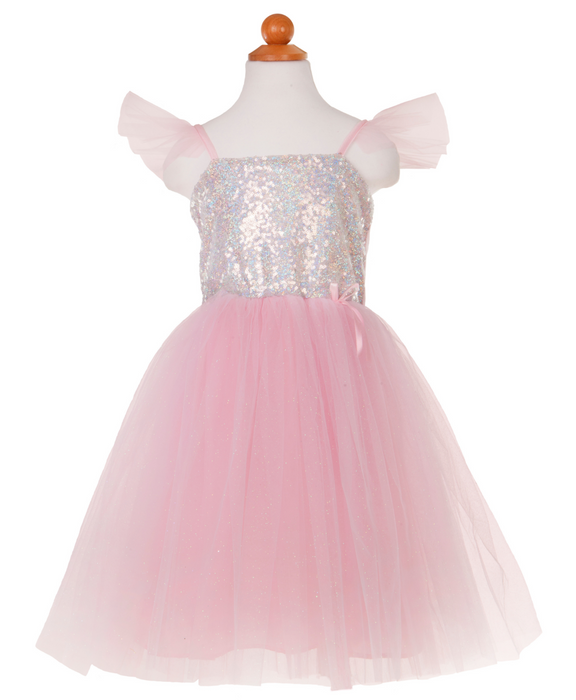 Creative Education Sequins Princess Dress 3-4 (Pink/Blue/Purple)