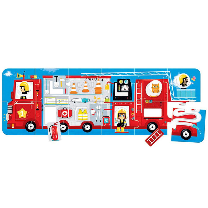 Banana Panda Make a Match Fire Truck Puzzle