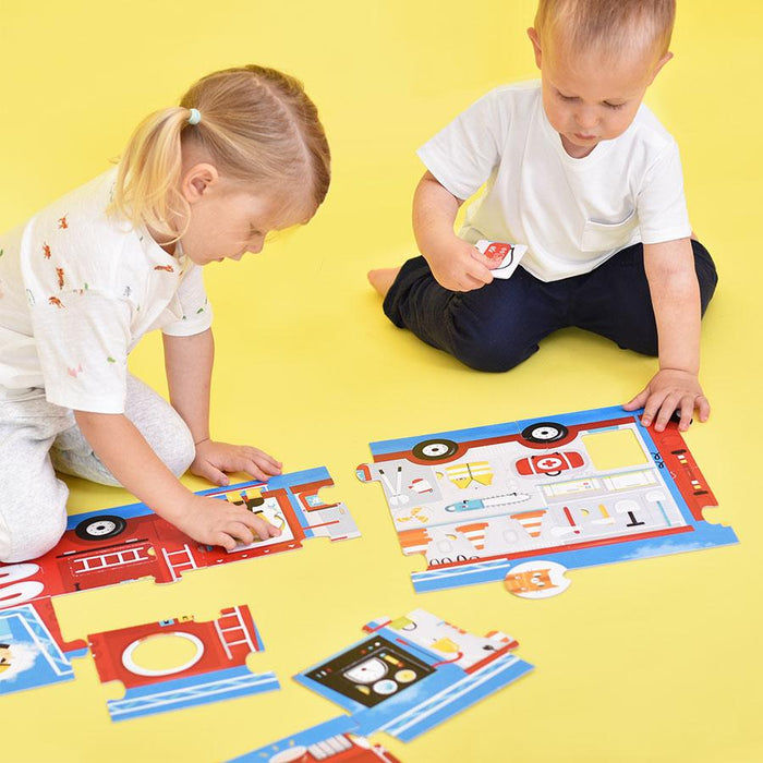 Banana Panda Make a Match Fire Truck Puzzle