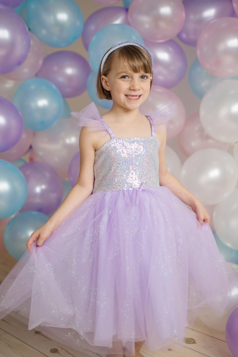 Creative Education Sequins Princess Dress | Lilac (Size 5-6)