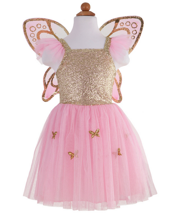 Creative Education Gold Butterfly Dress w/Wings