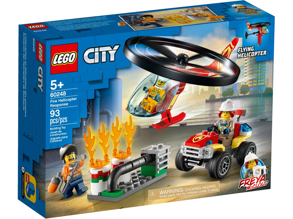 Lego City Fire Helicopter Response