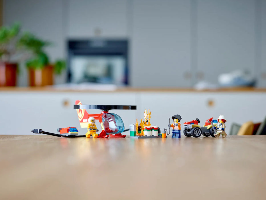 Lego City Fire Helicopter Response