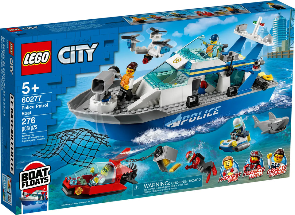 Lego City Police Patrol Boat