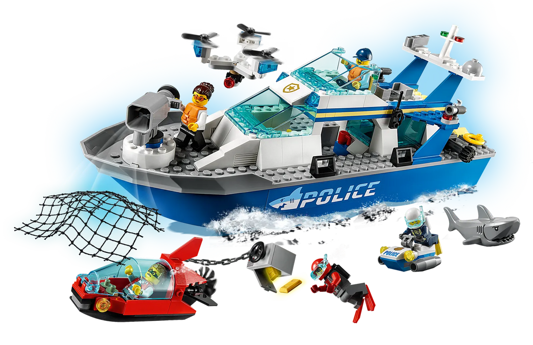 Lego City Police Patrol Boat