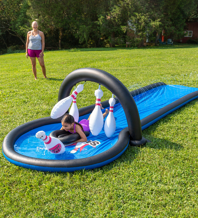 Hearthsong Strike Zone 18-Foot Bowling Water Slide