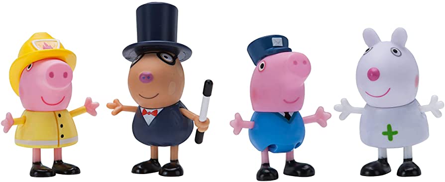Peppa Pig What I Want To Be Figure 4-Pack