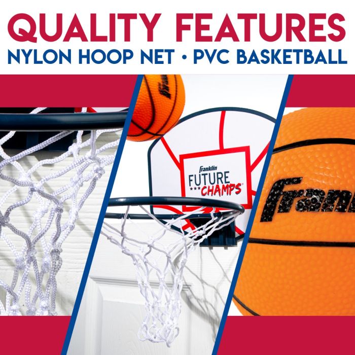 Franklin Sports Over-the-Door Basketball Hoop Set