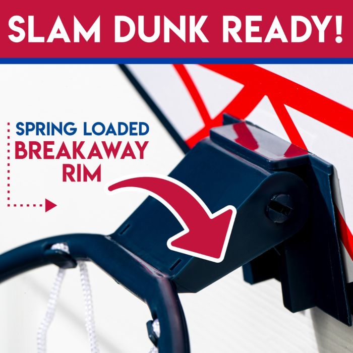 Franklin Sports Over-the-Door Basketball Hoop Set