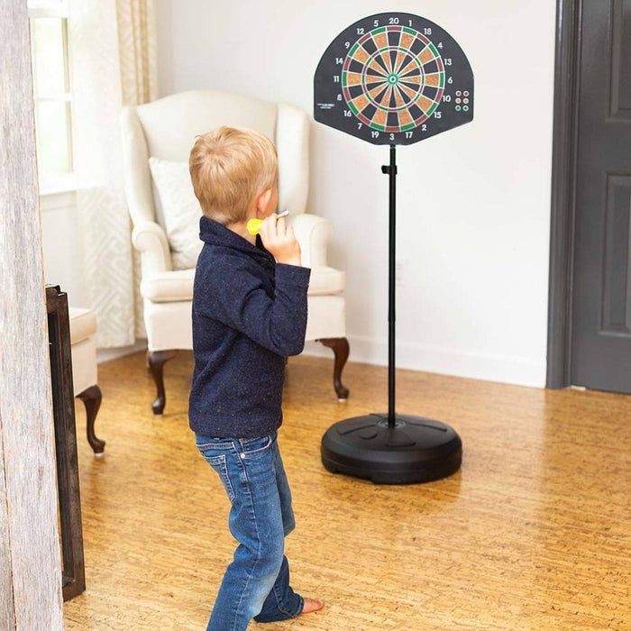 Hearthsong 2-in-1 Basketball & Magnetic Dart Game
