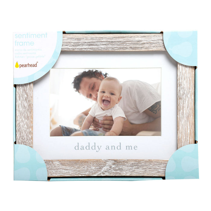 Pearhead Daddy & Me Rustic Frame