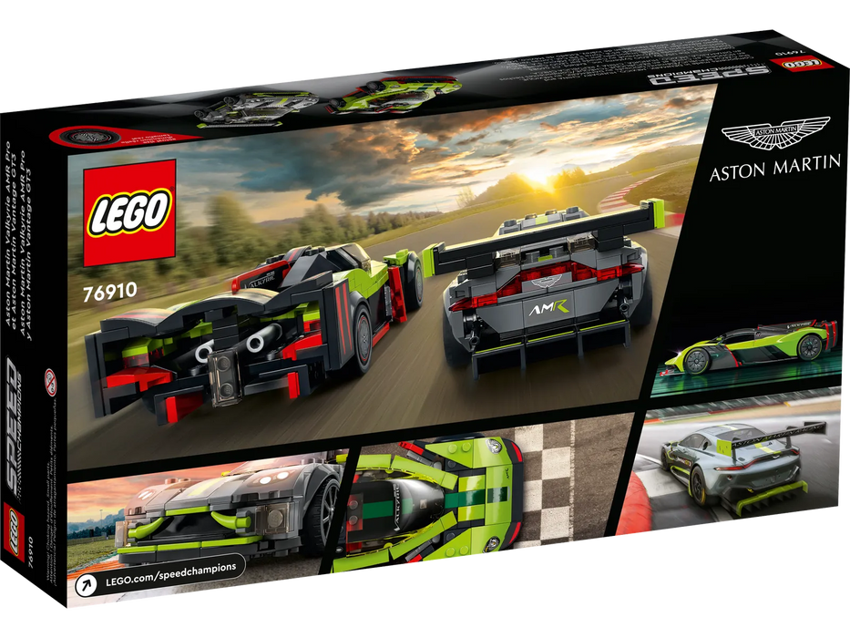 Lego Aston Martin Valkyrie AMR and Vantage GT3