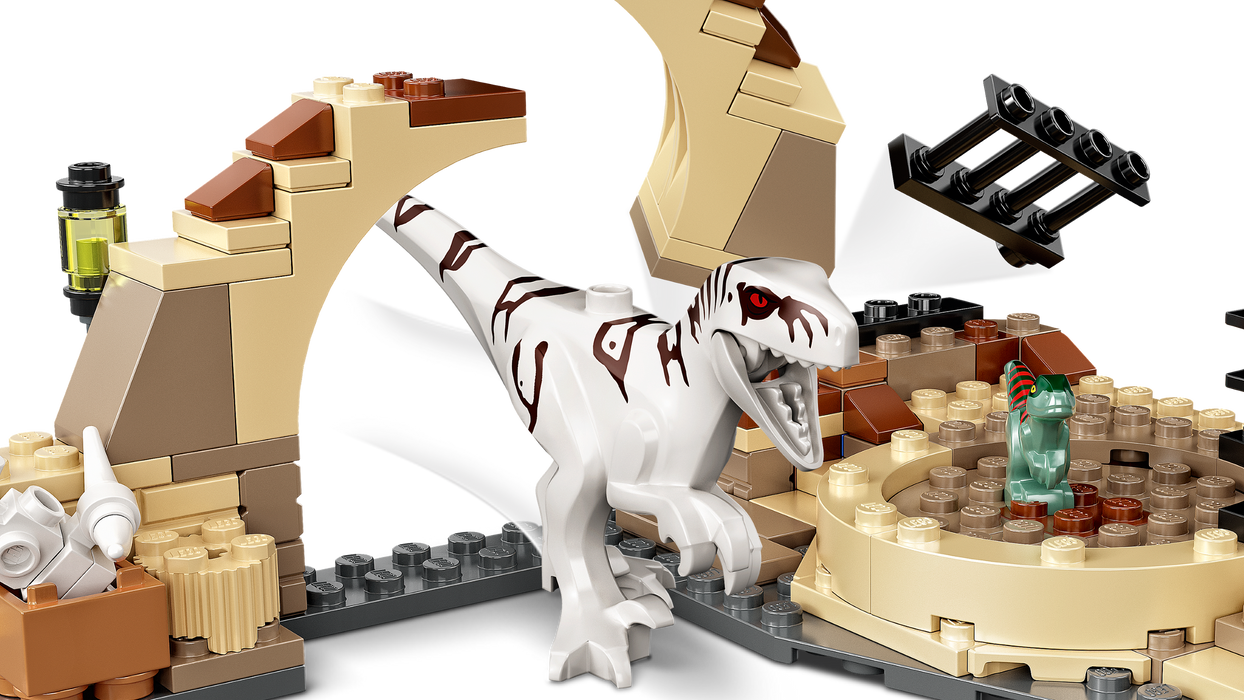 Lego Jurassic World Atrociraptor Dinosaur Bike Chase