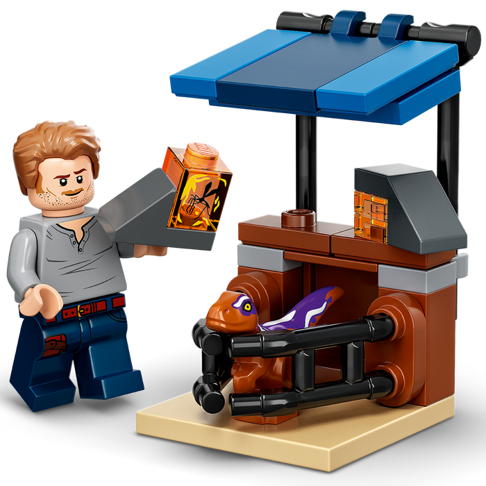 Lego Jurassic World Atrociraptor Dinosaur Bike Chase