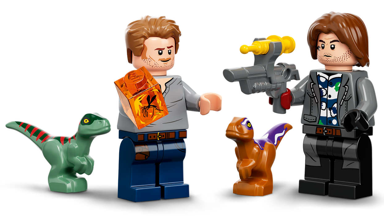 Lego Jurassic World Atrociraptor Dinosaur Bike Chase