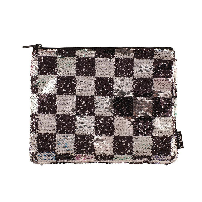 Fashion Angels Checkerboard Sequin Pouch
