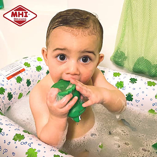 Mommy's  Helper Froggie Inflatable Bath Tub - Cullen's Babyland & Playland