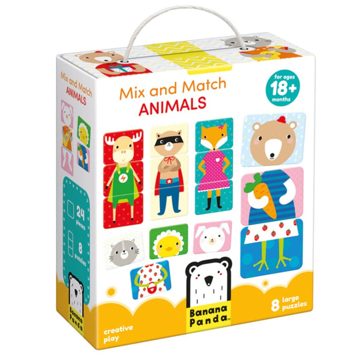 Banana Panda Mix and Match Animals Puzzle