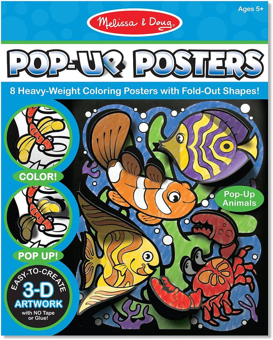 Melissa & Doug Pop-Up Posters | Animals