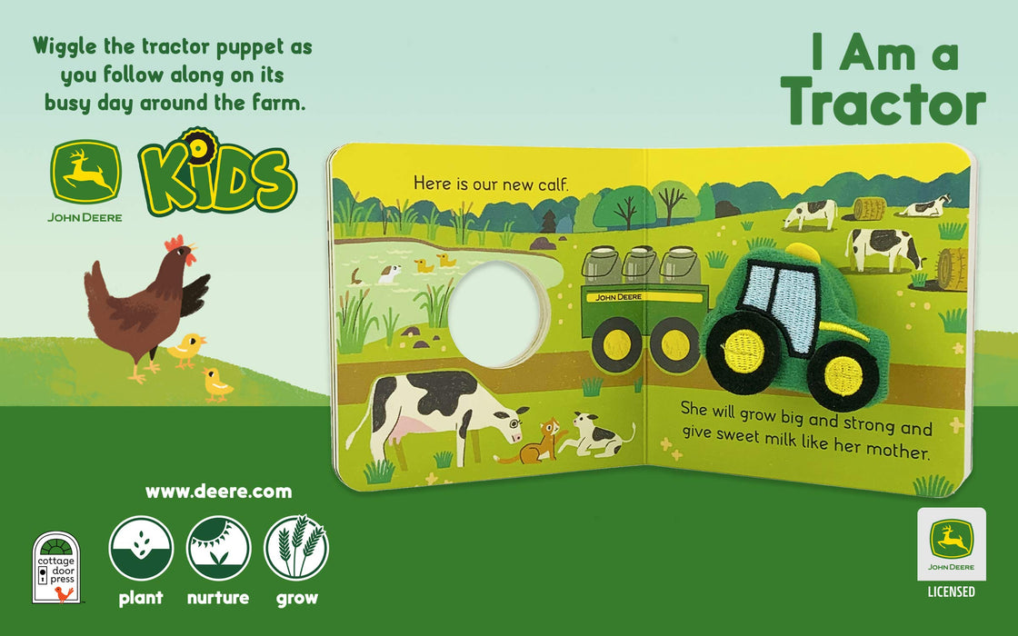 John Deere I Am a Tractor Puppet Book