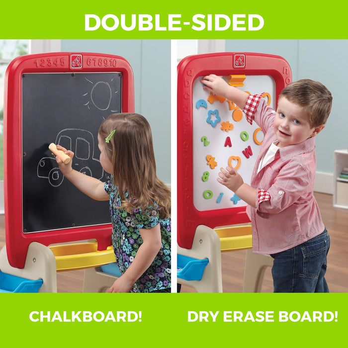 Step2 All Around Easel for 2 | Red