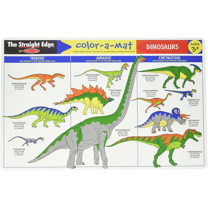 Melissa & Doug Dinosaurs Learning Mat