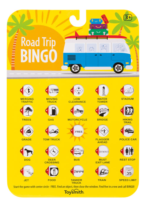 Toysmith Road Trip Bingo Card