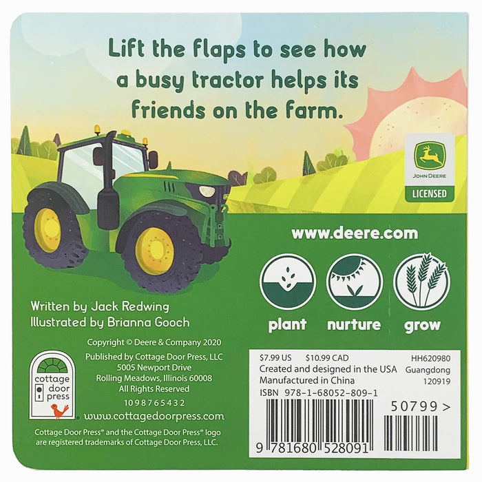 John Deere Farm Friends Lift-a-Flap Book - Cullen's Babyland & Playland