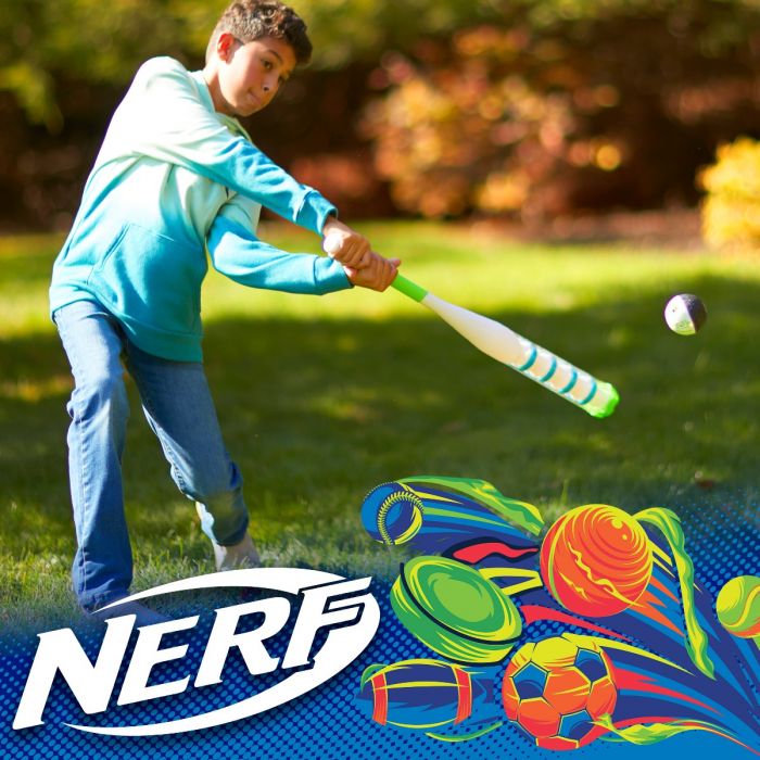 Franklin Sports Nerf Power Blast Bat & Ball