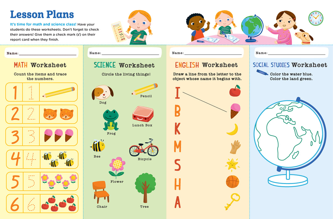 I Want to Be a Teacher Activity Book