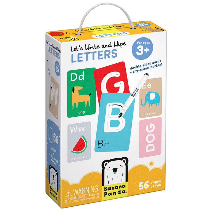 Banana Panda Let’s Write and Wipe Letters