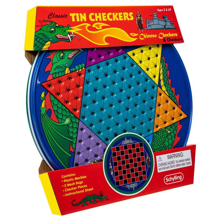 Schylling Tin Chinese Checkers Game