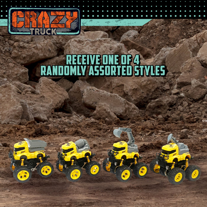 Crazy Truck! Big Wheel Racer Construction