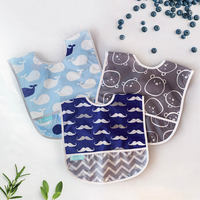 Kushies Cleanbib | Blue Whales