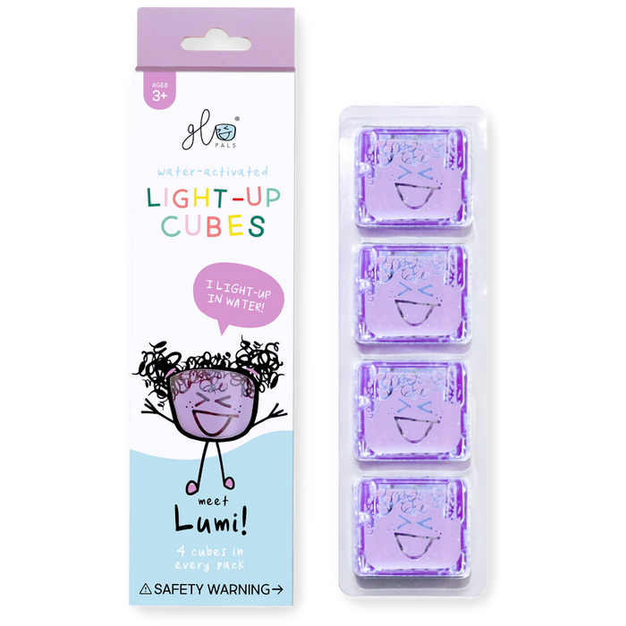 Glo Pals Light-Up Cubes/4 pack