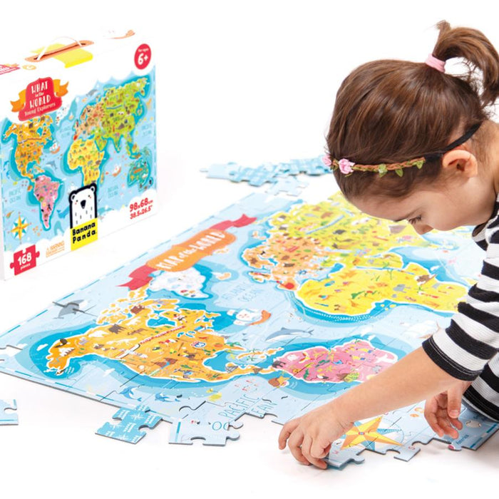 Banana Panda What in the World Young Explorers Floor Puzzle