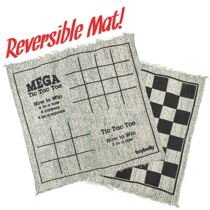 Brybelly 3-n-1 Giant Checker Rug