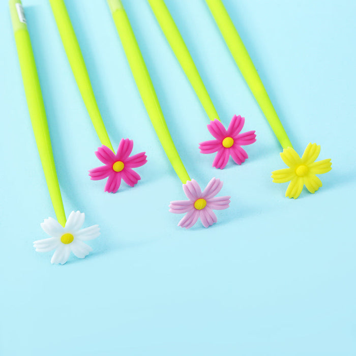 BC Mini Coreppsis Cosmos Flower Wiggle Gel Pen