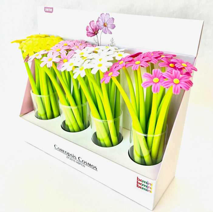 BC Mini Coreppsis Cosmos Flower Wiggle Gel Pen
