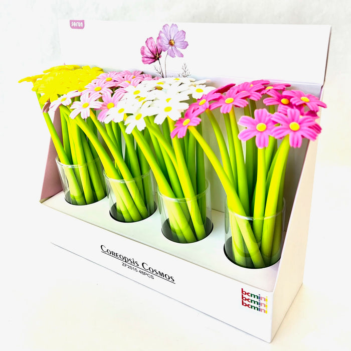 BC Mini Coreppsis Cosmos Flower Wiggle Gel Pen