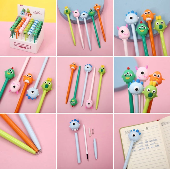BC Mini Cute Monsters Retractable Gel Pen