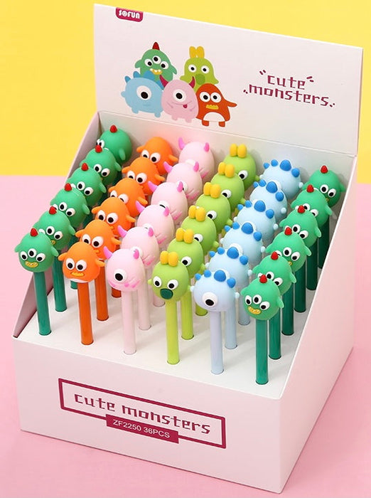 BC Mini Cute Monsters Retractable Gel Pen